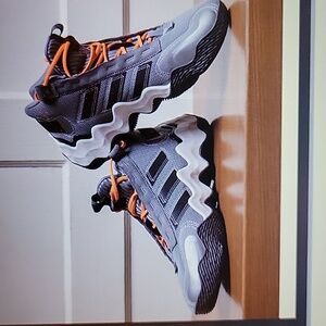 Adidas Candace Parker Exhibit B Gray Impact Orange basketball shoes sz 10 NEW…